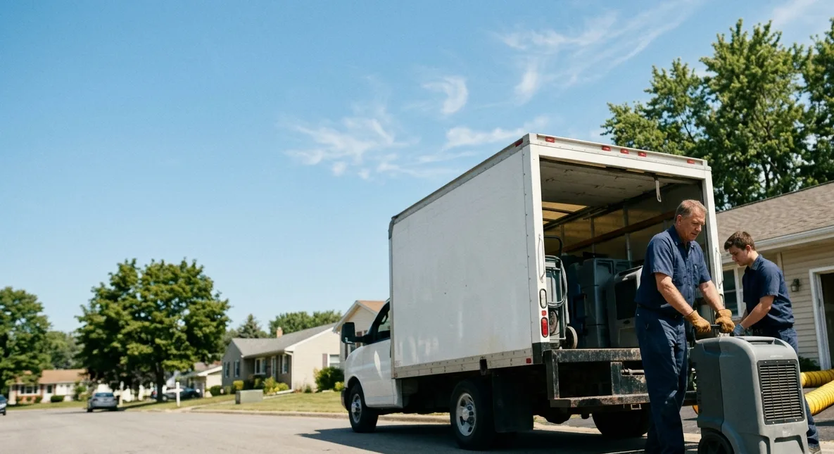 Water Damage Cleanup in Leesville, OH near me